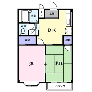 豊栄ハイム【1階】の間取り
