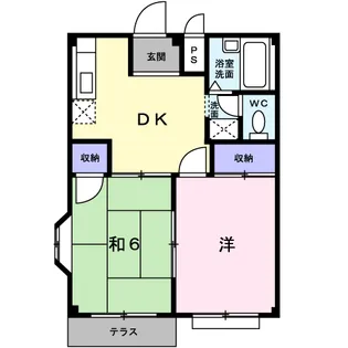 豊栄ハイム【1階】の間取り
