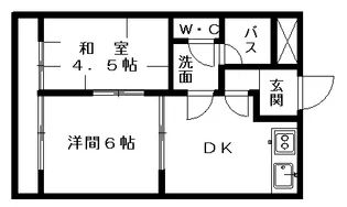 ダンサプリメーロ【00103号室】の間取り