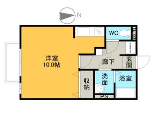 ファミールハイムC【105号室】の間取り