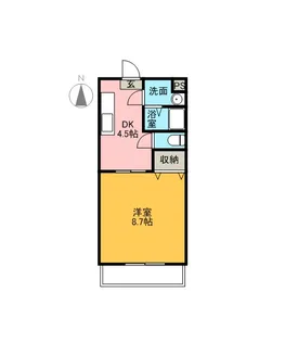 ビュー西富士【2階】の間取り