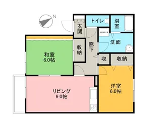 ファミールハイムA【101号室】の間取り