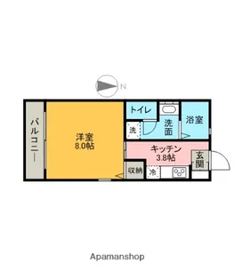 HEIM BELL【2階】の間取り