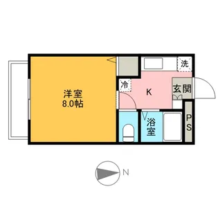 サンガーデン荒田島【2階】の間取り