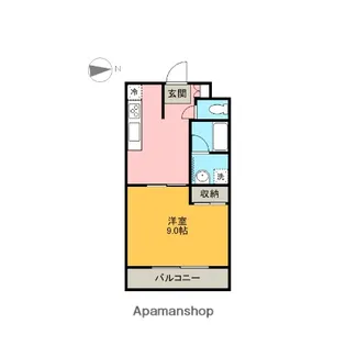 TWINKLE藤間【3階】の間取り