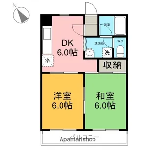 シャドーヒルI【3階】の間取り