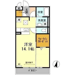 プロシード−Ⅲ【1階】の間取り