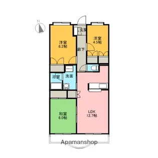 エスペランサ【2階】の間取り