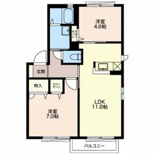 サンモール【2階】の間取り