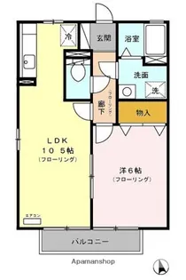 セジュールK【2階】の間取り