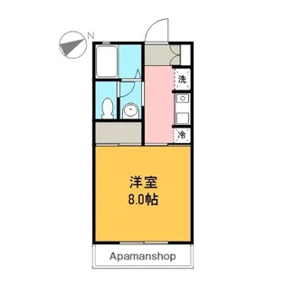 セジュール永田【201号室】の間取り