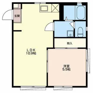ルミエールⅡ【2階】の間取り