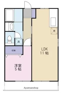 サンシャイン小泉【2階】の間取り