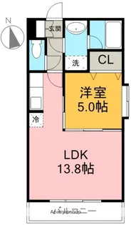 グリーンリーフⅡ【1階】の間取り
