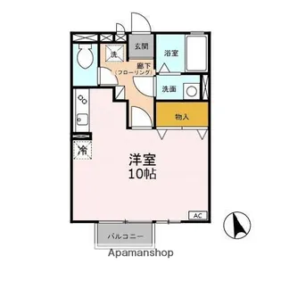 エスポワールⅠ【205号室】の間取り