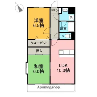 シャドーヒルⅡ【208号室】の間取り