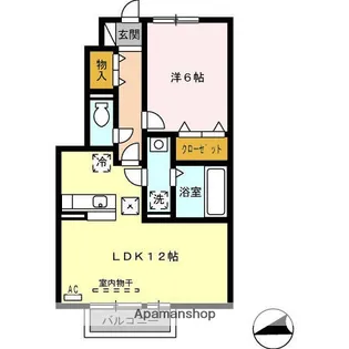 リジェール【1階】の間取り