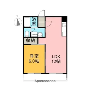 グレイス壱番館【205号室】の間取り