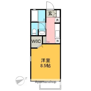 クレストヒルズⅡ【202号室】の間取り