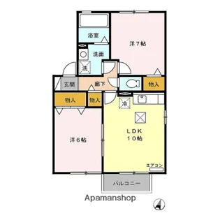 セジュール杉本B【1階】の間取り