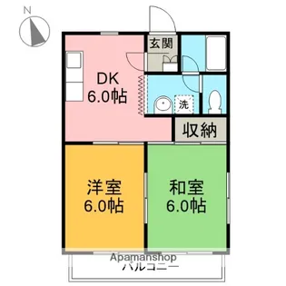 マーキュリーⅡ【101号室】の間取り