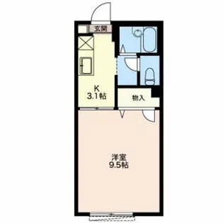 サンシャインコーポ【101号室】の間取り