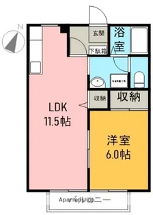 サンガーデン松本【2階】の間取り