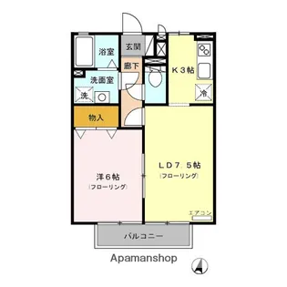 サニーコート【2階】の間取り