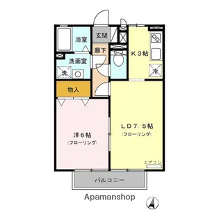 サニーコート【2階】の間取り