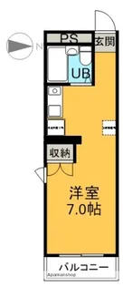 FUJI SKY TREE【308号室】の間取り