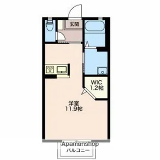 サンカルチェ参番館【202号室】の間取り