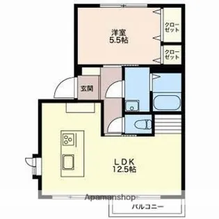 フレグランスU・A【101号室】の間取り