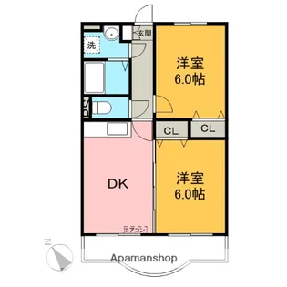 レインボーハイツⅡ【201号室】の間取り