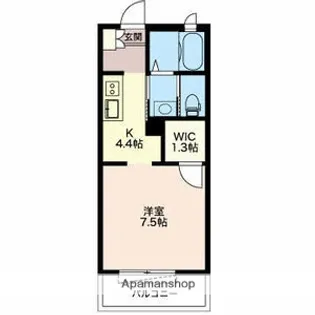 グランポルテ【302号室】の間取り
