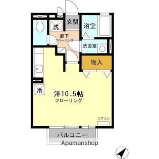ヴィクトワールK【2階】の間取り