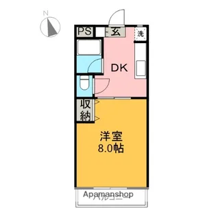 エレガントライフ1【3階】の間取り