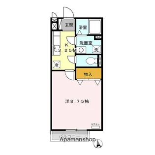 サンフォンテC【1階】の間取り