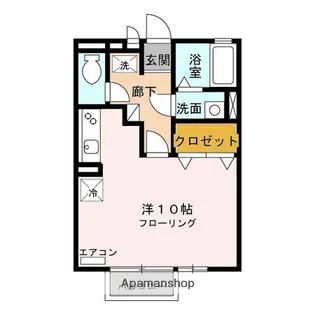 グランメール富士【2階】の間取り