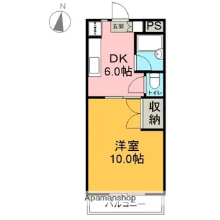 プレアデス’98【302号室】の間取り