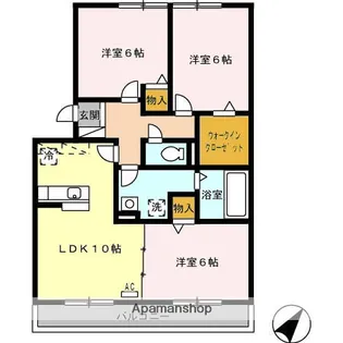 エスペランサT【3階】の間取り
