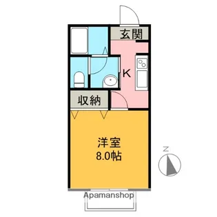 ヴィクトリータカラ【1階】の間取り
