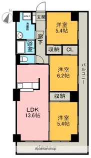 エクセレントロゼ【2階】の間取り
