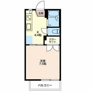 フジックスD【2階】の間取り