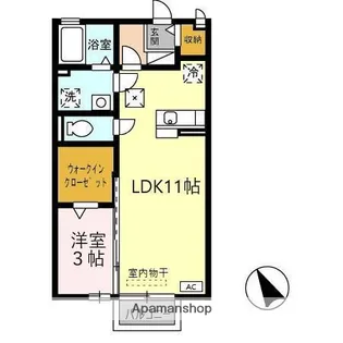 サン・アーミ【105号室】の間取り