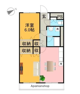 RUBRA【305号室】の間取り