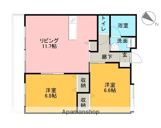 すずの杜【1階】の間取り