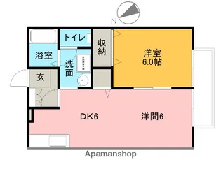 サンサーラポラリス【1階】の間取り