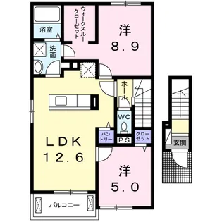 リオコリーナ【2階】の間取り