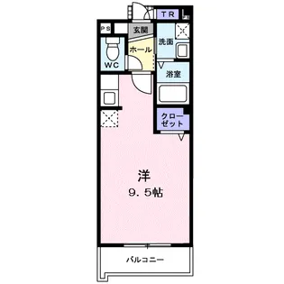フラン淀川【2階】の間取り