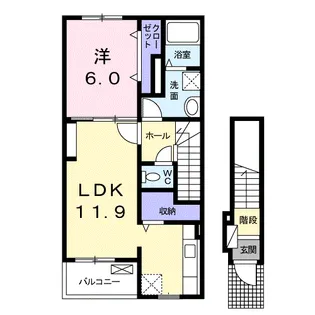 コートヤードⅣ【2階】の間取り